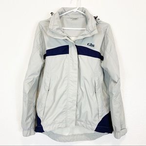Gill Inshore Lite Jacket Waterproof Breathable Gray Black Size 8